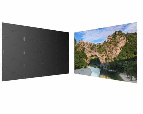 Telão LED com densidade de pixels finos para ambientes internos
